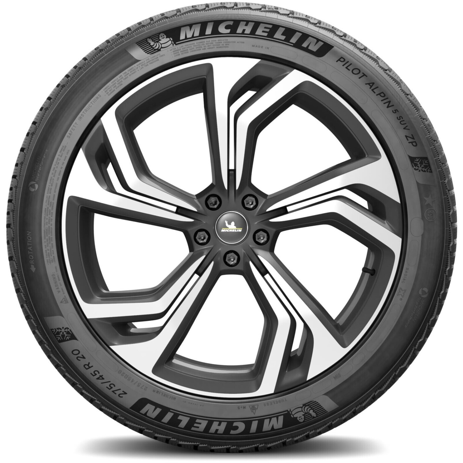 Michelin Pilot Alpin 5 SUV 275/45 R20 110V XL ZP * — изображение 3